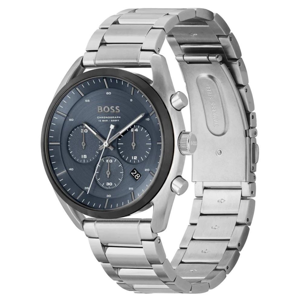 Montre de soirée Hugo Boss en acier inoxydable gris