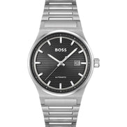Montre de soirée Hugo Boss en acier inoxydable gris