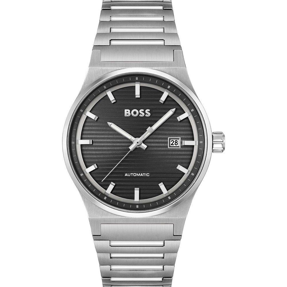 Montre de soirée Hugo Boss en acier inoxydable gris