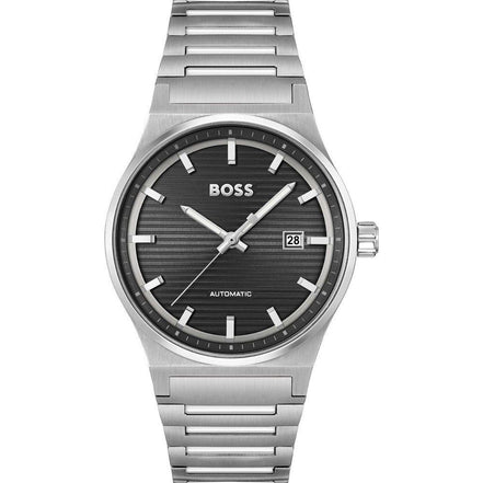 Montre de soirée Hugo Boss en acier inoxydable gris