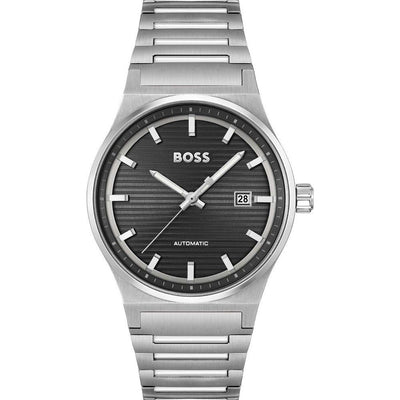 Orologio elegante Hugo Boss in acciaio inossidabile grigio