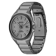 Montre de soirée Hugo Boss en acier inoxydable gris