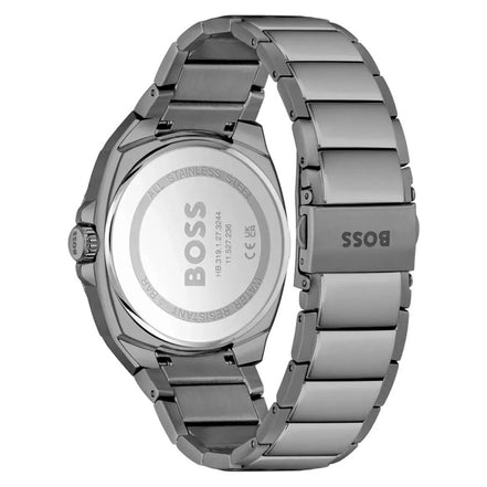 Montre de soirée Hugo Boss en acier inoxydable gris