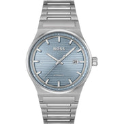 Montre de soirée Hugo Boss en acier inoxydable gris