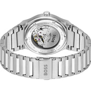 Montre de soirée Hugo Boss en acier inoxydable gris