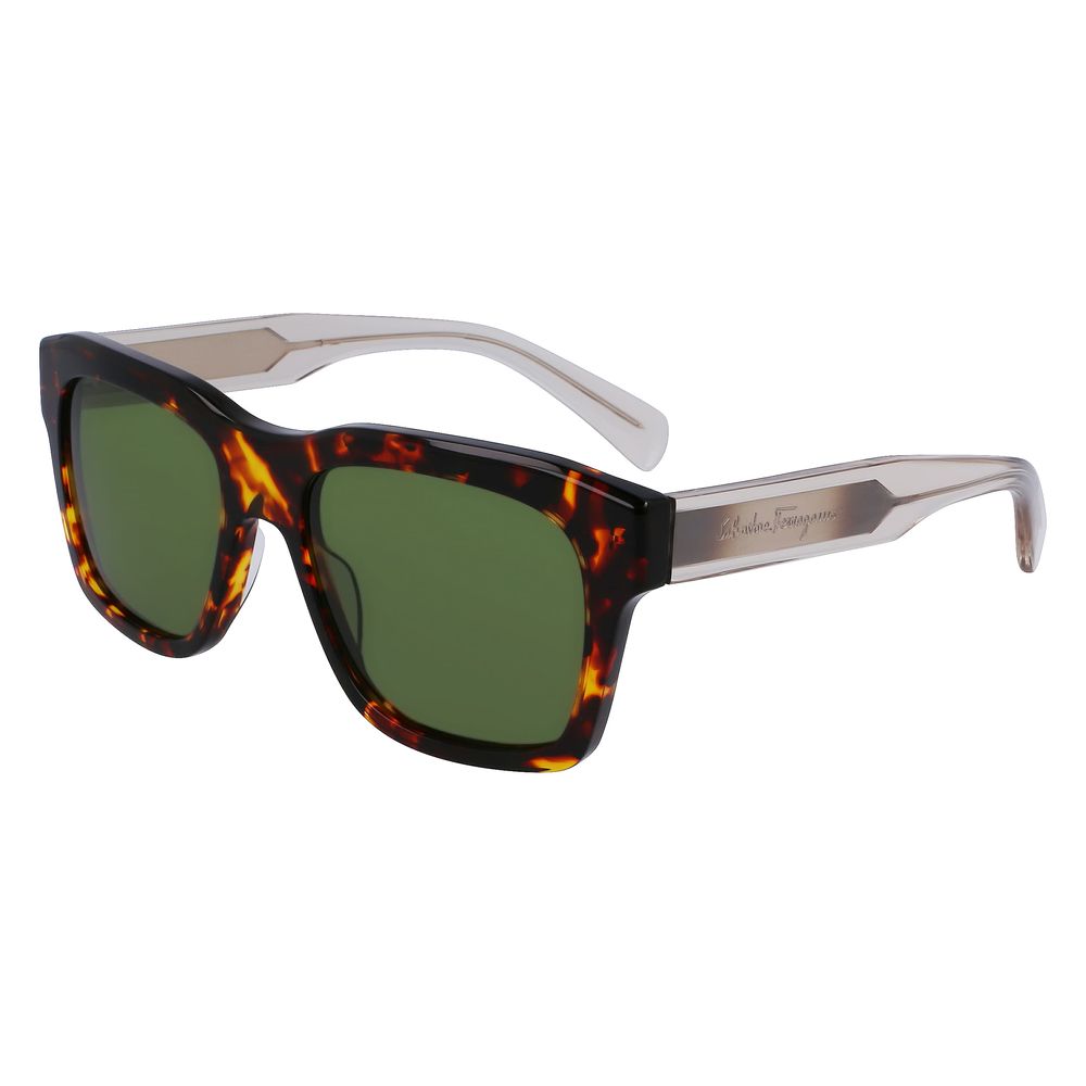 Occhiali da sole Ferragamo marrone in acetato