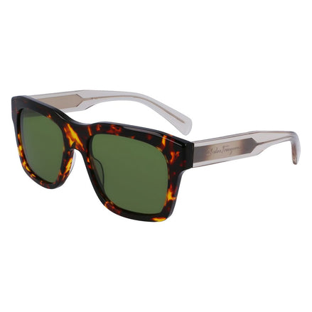 Lunettes de soleil Ferragamo en acétate marron