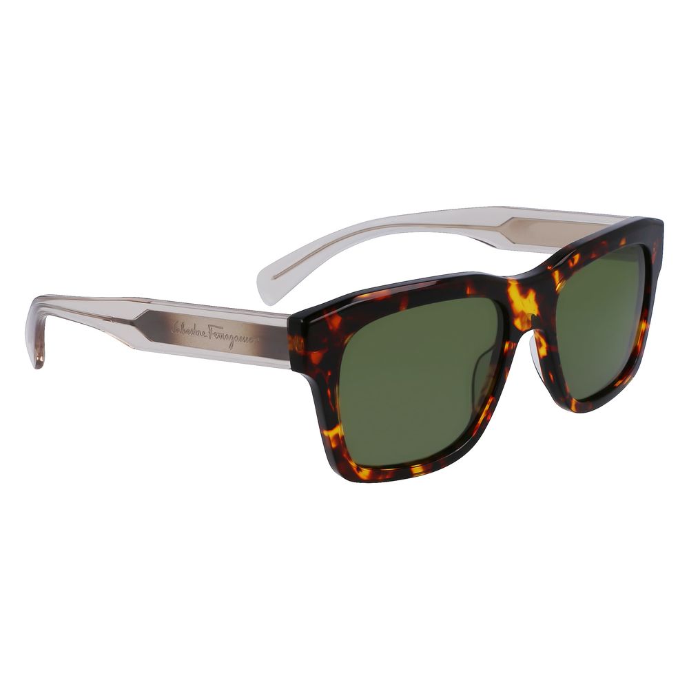 Occhiali da sole Ferragamo marrone in acetato