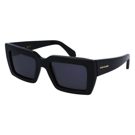 Occhiali da sole Ferragamo neri in acetato