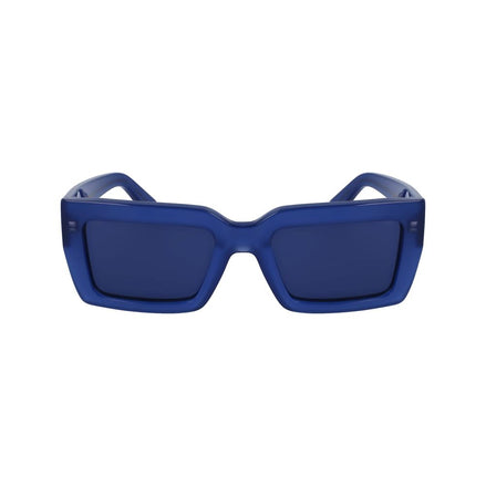 Lunettes de soleil Ferragamo en acétate bleu