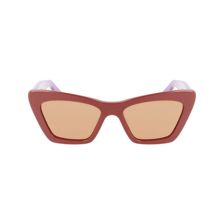 Lunettes de soleil Ferragamo en acétate marron