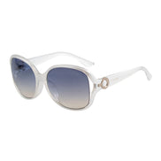 Lunettes de soleil injectées blanches Guess