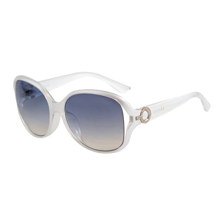 Lunettes de soleil injectées blanches Guess