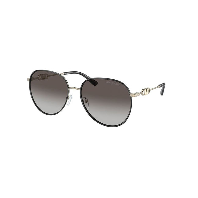 Occhiali da sole in metallo dorato Michael Kors