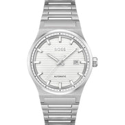 Montre de soirée Hugo Boss en acier inoxydable gris