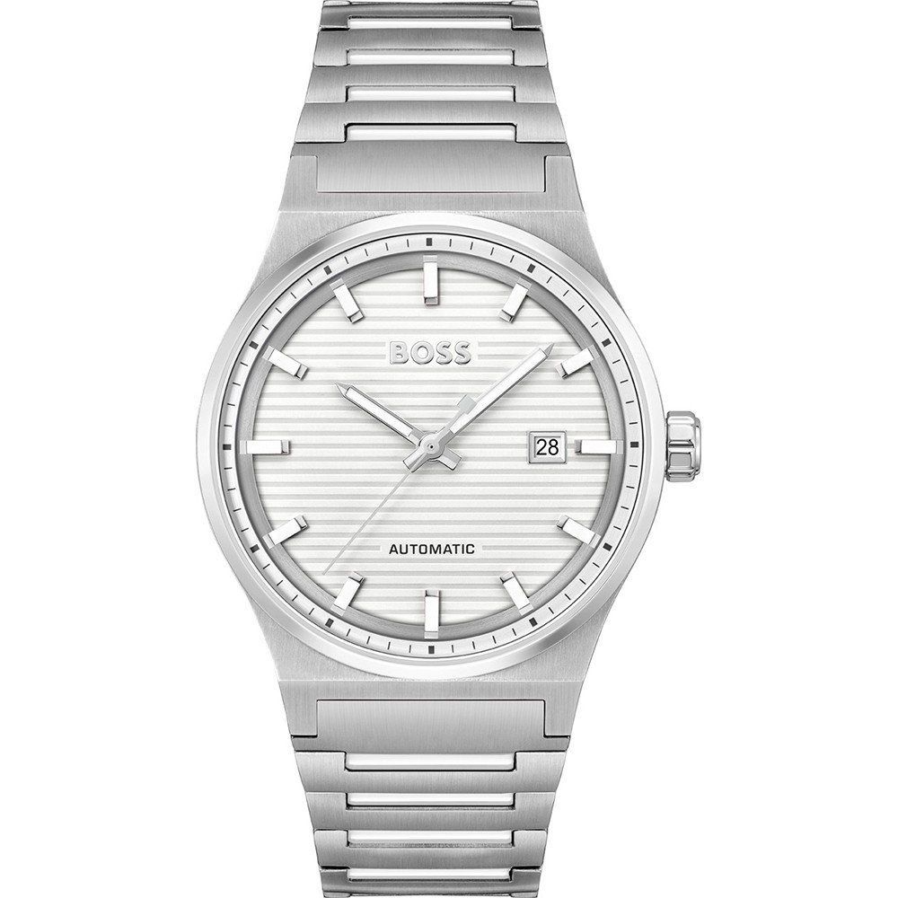 Montre de soirée Hugo Boss en acier inoxydable gris