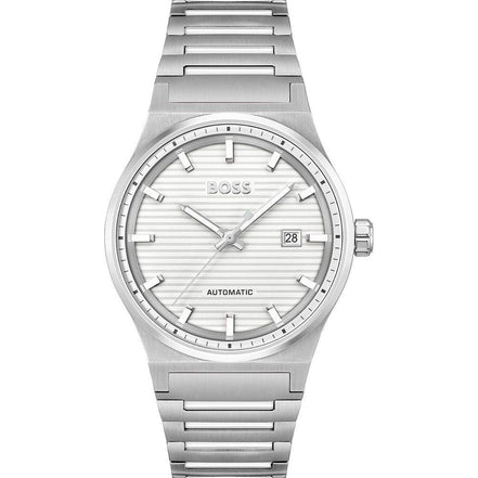 Montre de soirée Hugo Boss en acier inoxydable gris