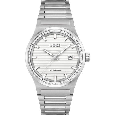 Orologio elegante Hugo Boss in acciaio inossidabile grigio
