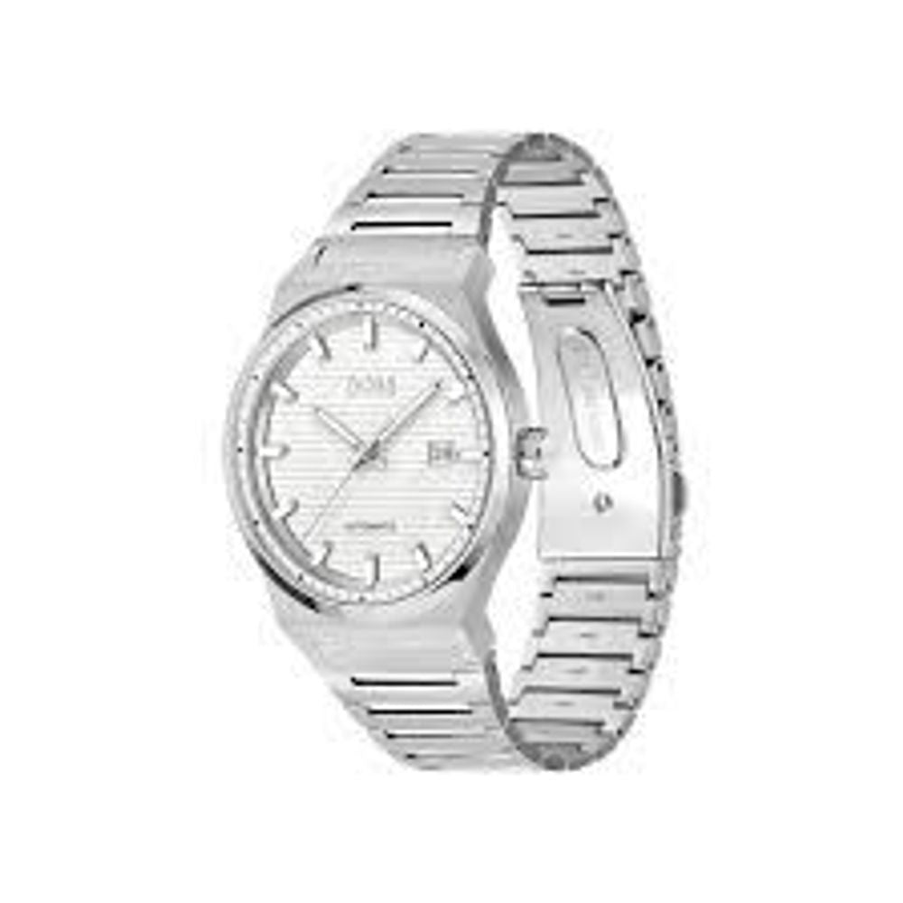 Montre de soirée Hugo Boss en acier inoxydable gris