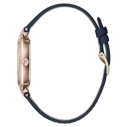 Montre habillée en cuir bleu Furla