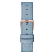Montre habillée en cuir bleu Furla