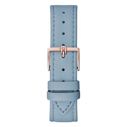 Montre habillée en cuir bleu Furla
