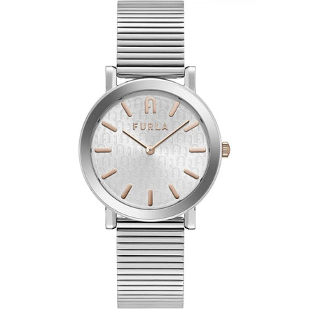 Montre habillée Furla en acier inoxydable gris