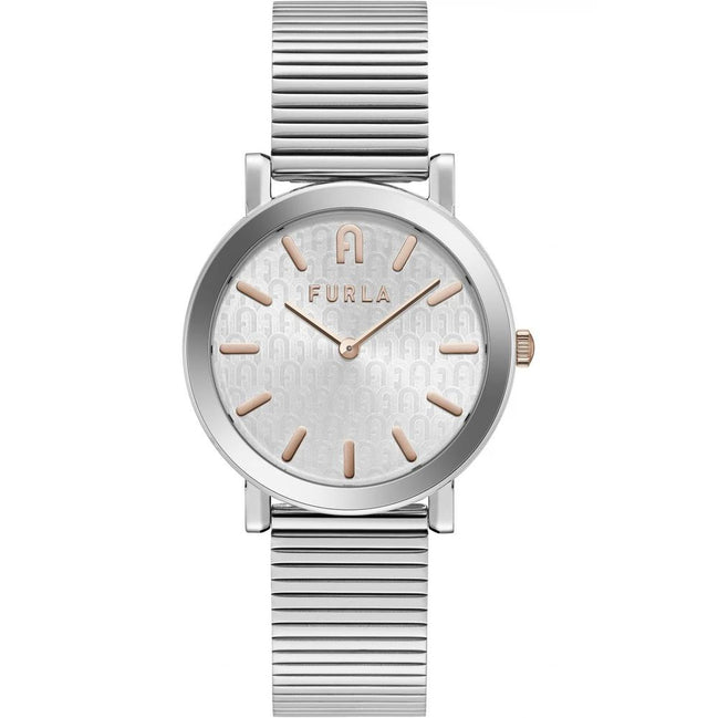 Montre habillée Furla en acier inoxydable gris