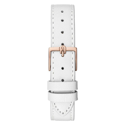 Montre habillée en cuir blanc Furla
