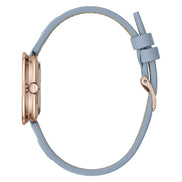 Montre habillée en cuir bleu Furla
