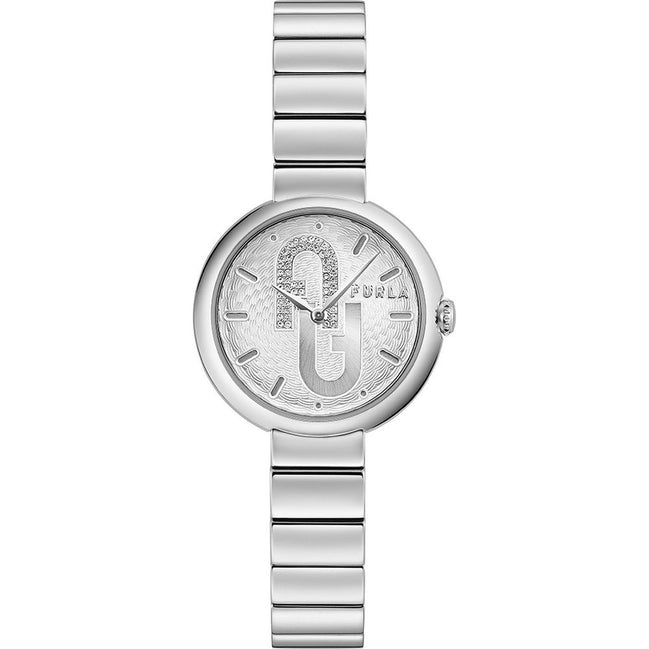 Montre habillée Furla en acier inoxydable gris