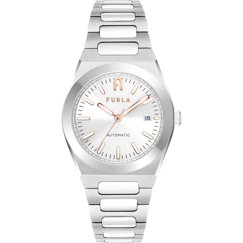Montre habillée Furla en acier inoxydable gris