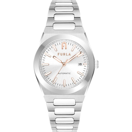 Montre habillée Furla en acier inoxydable gris