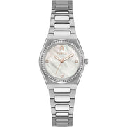 Montre habillée Furla en acier inoxydable gris