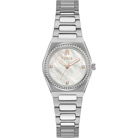 Montre habillée Furla en acier inoxydable gris