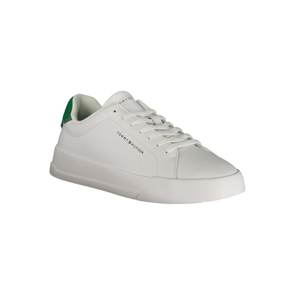 Sneaker da uomo Tommy Hilfiger in poliuretano bianco
