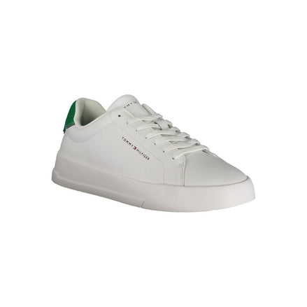 Sneaker da uomo Tommy Hilfiger in poliuretano bianco