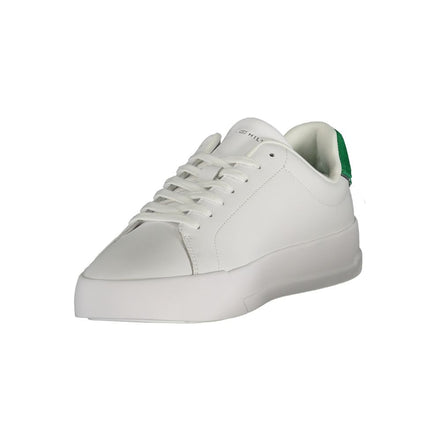 Sneaker da uomo Tommy Hilfiger in poliuretano bianco