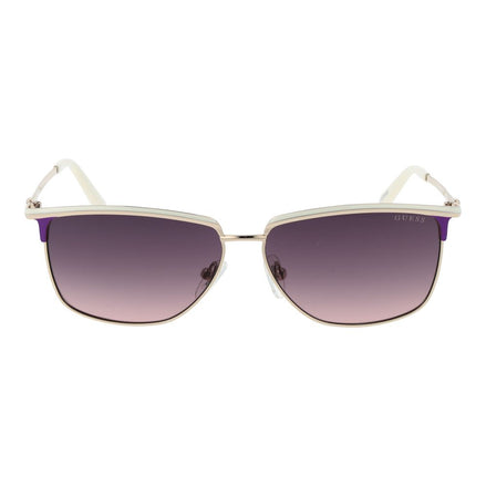 Lunettes de Soleil Guess en Métal Blanc