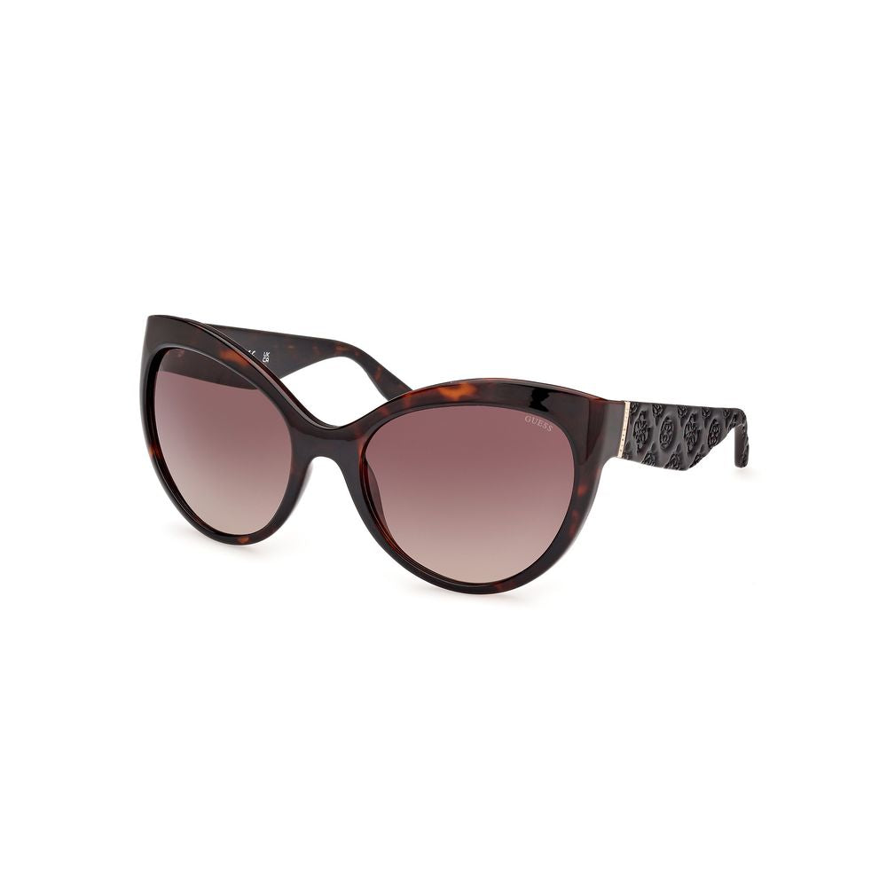 Lunettes de soleil Guess en résine marron