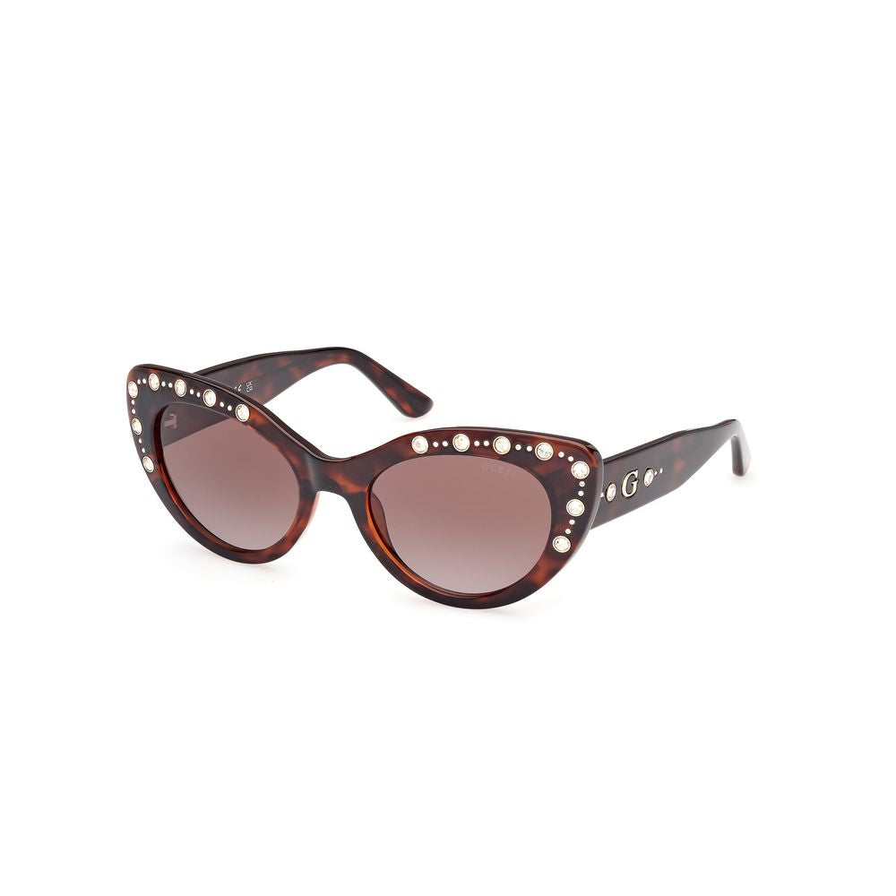 Lunettes de soleil Guess en résine marron