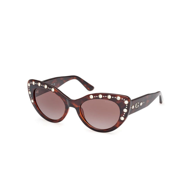 Lunettes de soleil Guess en résine marron