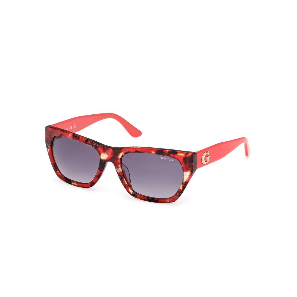 Occhiali da sole Guess in acetato marrone