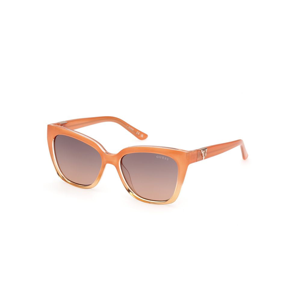 Occhiali da sole Guess con montatura arancione in resina