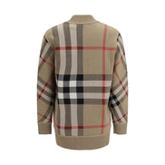 Felpa Burberry in poliestere beige
