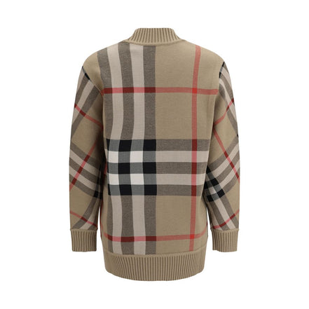 Felpa Burberry in poliestere beige