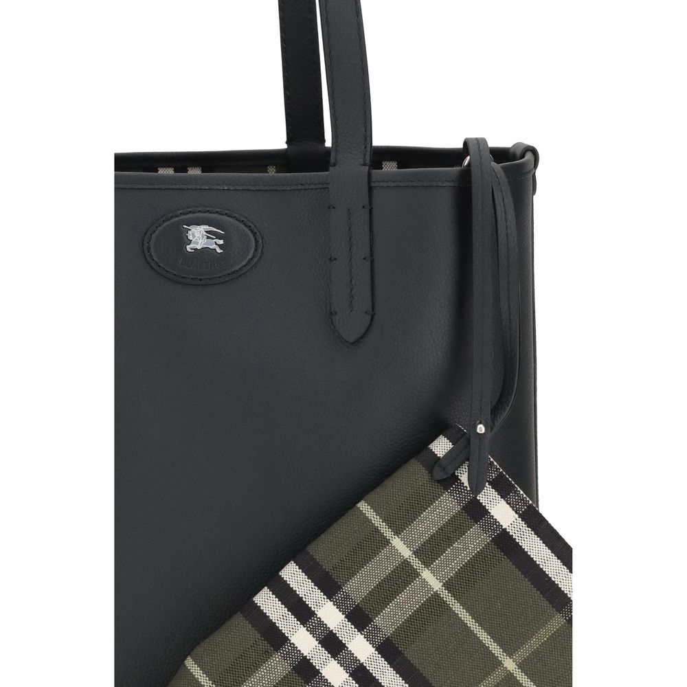 Burberry Black Calf Leather Shoulder Bag