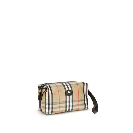 Portafoglio Burberry in cotone beige