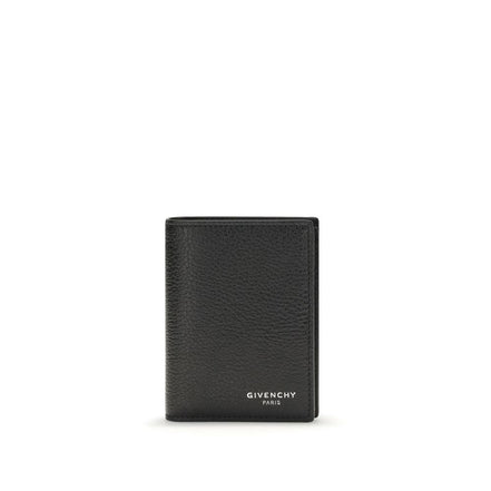 Portefeuille Givenchy en cuir de veau noir Bos Taurus