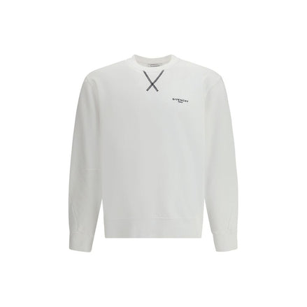 Sweat-shirt en coton blanc Givenchy